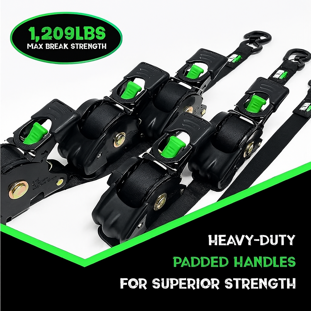 🔥HOT SALE 50%  OFF--Retractable Ratchet Straps（🎁Perfect Gift）