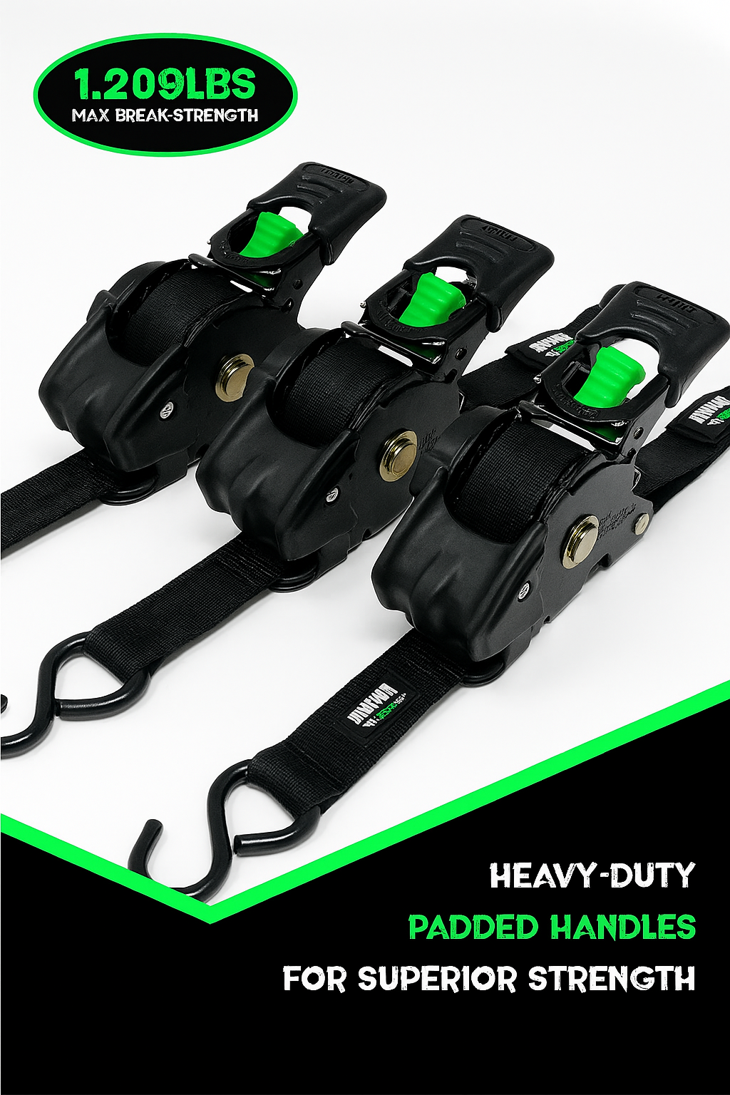🔥HOT SALE 50%  OFF--Retractable Ratchet Straps（🎁Perfect Gift）