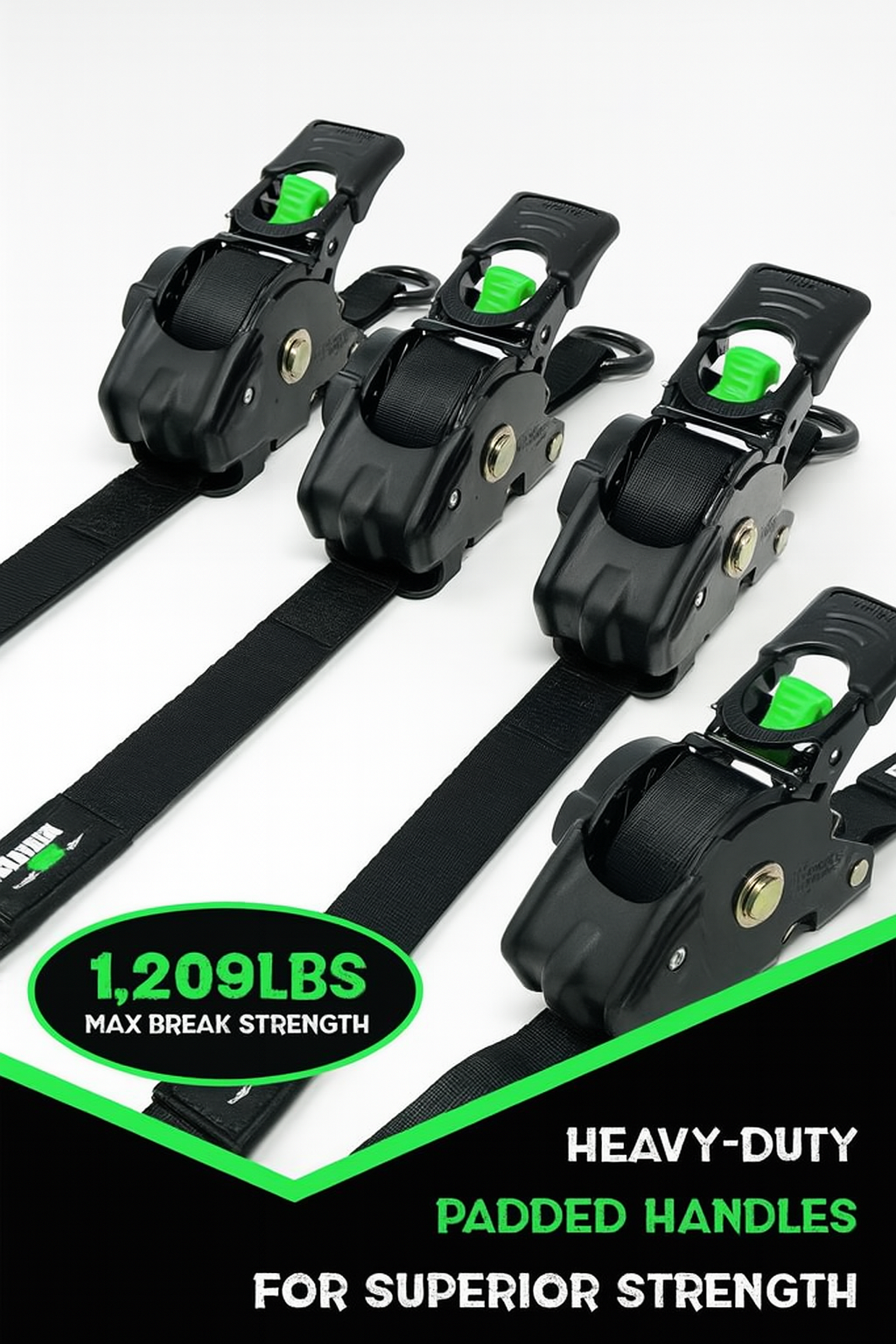 🔥HOT SALE 50%  OFF--Retractable Ratchet Straps（🎁Perfect Gift）